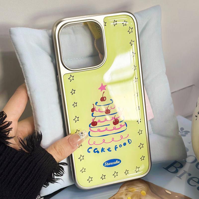 Zhitai Electroplated Silver Edge Drip Glue Case for iPhone 15 Pro & Huawei Mate 60