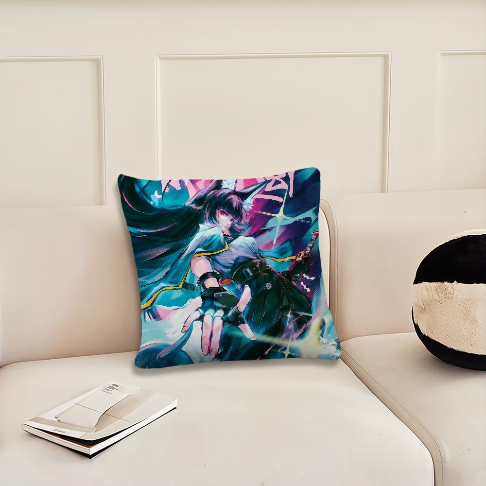 Spiel Zenless Zone Zero Kissenbezug Kissenbezug Dekoration Zimmer Haus Sofa Wohnen Büro Auto Nordische Schlichtheit
