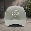 GolfThemed Adjustable Baseball Cap for Unisex  Women  Lightweight Duckbill Hat with Toggle Closure Hand Washable