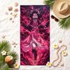 Nezuko Soft Beach Towel Stylish Beach Pool Towel for Summer Seaside Vacation Travel