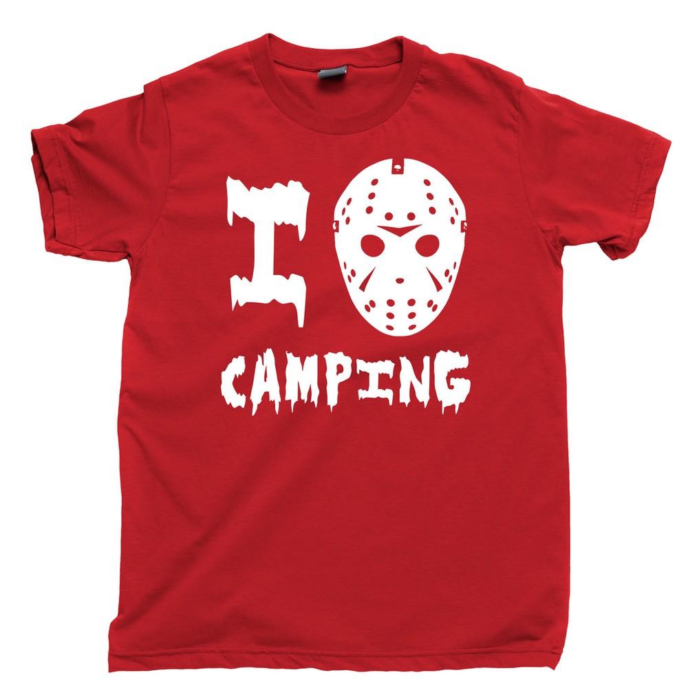 

I Love Camping Freddy vs Jason Hockey Mask Machete Camp Crystal Lake Tee Unisex T-Shirt XXL