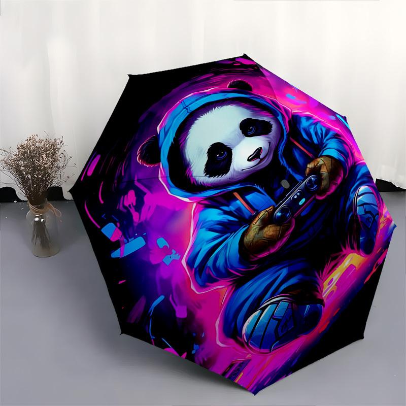 Gaming, Panda- Automatic umbrella,Suitable for Men and Women,Gifts for Fashion Lovers0903b