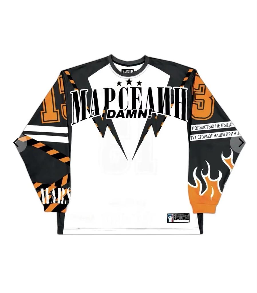 VAYLA Y2K Sprots Langarm-T-Shirts Lässig Harajuku Mode Lockeres Baseball-Trikot Streetwear Retro Klassische Kleidung Oberteile