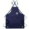 Aprons for Men Women with Pockets Cotton Enrich Durable Large Waterproof  For Kitchen, Workshop, BBQ, Chef Apron