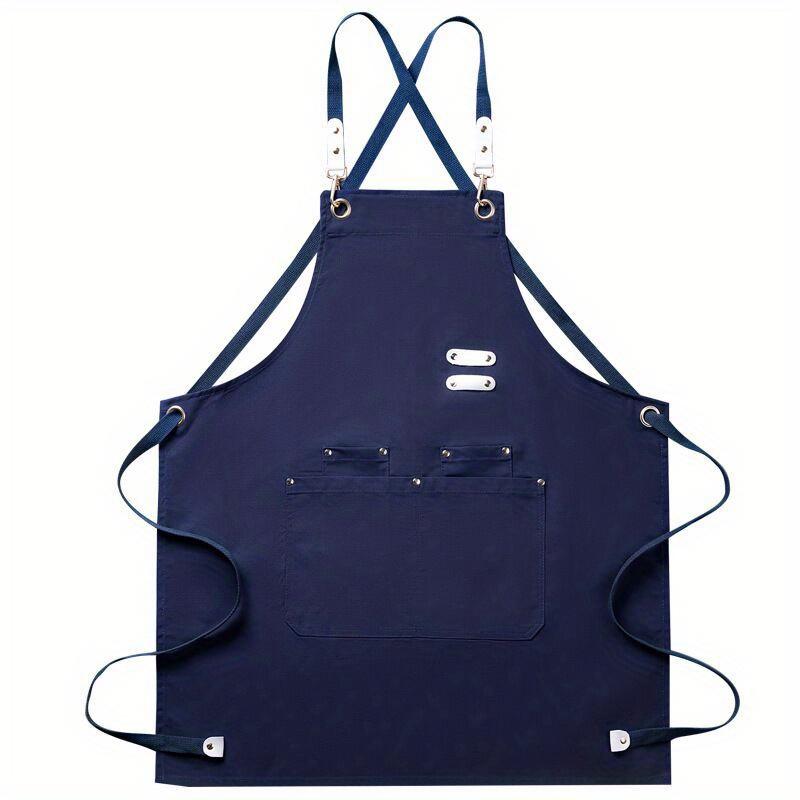 Aprons for Men Women with Pockets Cotton Enrich Durable Large Waterproof For Kitchen, Workshop, BBQ, Chef Apron