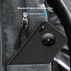 ESCASE Huawei Mate30 Phone Case, Mate30 4G/5G Protective Cover, Creative Full Edge Protection Shockproof Leather Back Case, ES-19 Deep Black