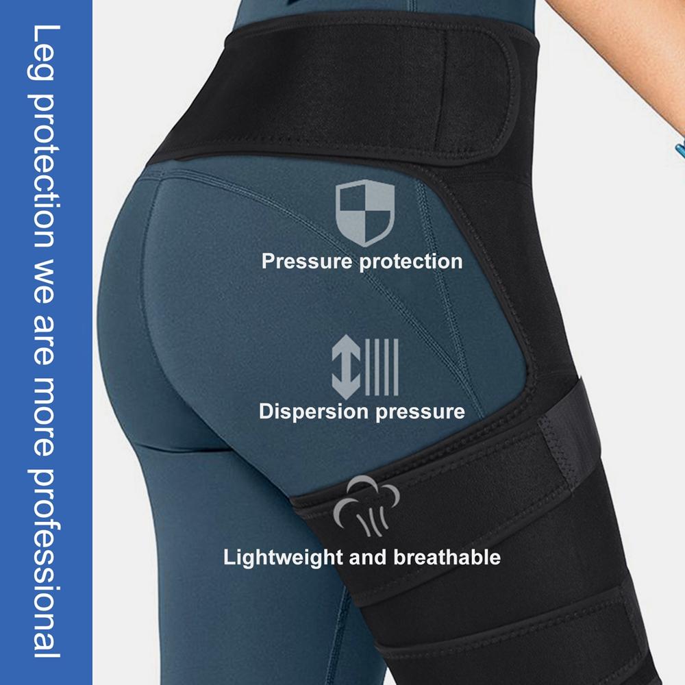 Fitness Leggings In The Groin with Anti-muscle Strain Hipbands
