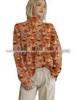 HJX-GL1 Halloween Devil 3D Print High Neck Pullover Sweater - Long Sleeve, Loose Fit for Autumn/Winter