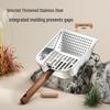 Stainless Steel Cat Litter Scoop: Fine Hole, Two-in-One for Tofu & Mineral Sand