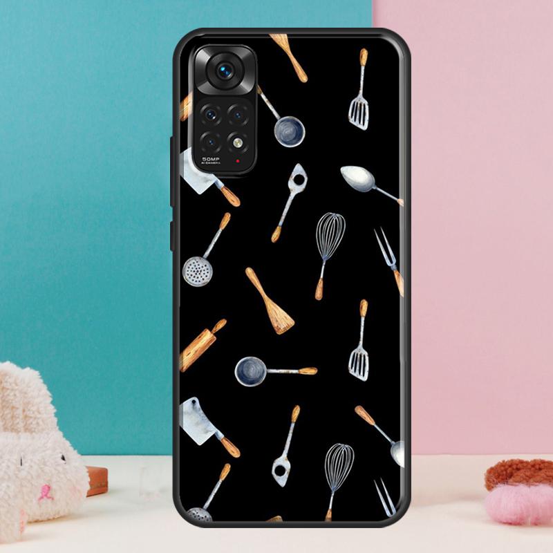 Baking Cook Chef Case For Xiaomi Redmi Note 14 12 11 9 10 13 Pro 9S 10S 11S 12S Redmi 13C 10C 12C 14C Cover