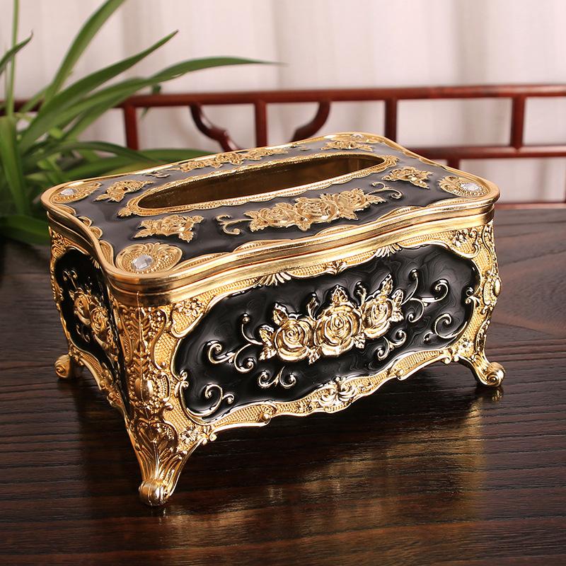 Mehrfarbige Haushalts-Phnom-Penh kleine Servietten-Taschentuchbox Papier-Ziehbox Kreative Acryl-Schreibtisch-Kunststoff-Ziehbox