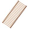 20pcs Mini Wood Tapestry Hanging Rods DIY Handcraft Polished Mini Tapestry Pole Wooden Sticks for