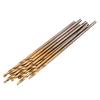 1.0mm HSS Drill Bit with Straight Shank Spiral Drill, Electrical Tool for PCB, Thin Aluminum, Iron Sheet, Plastic Processing, 10Pcs