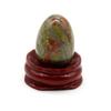 Natural Stone Decoration Egg-Shapedl With Base Artificial Ornament Lucky Gift Bed-Room Garden Office Desk Ornaments