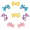 20pcs Dog Pet Puppy Crown Hair Bows Rubber Bands Grooming Accessories