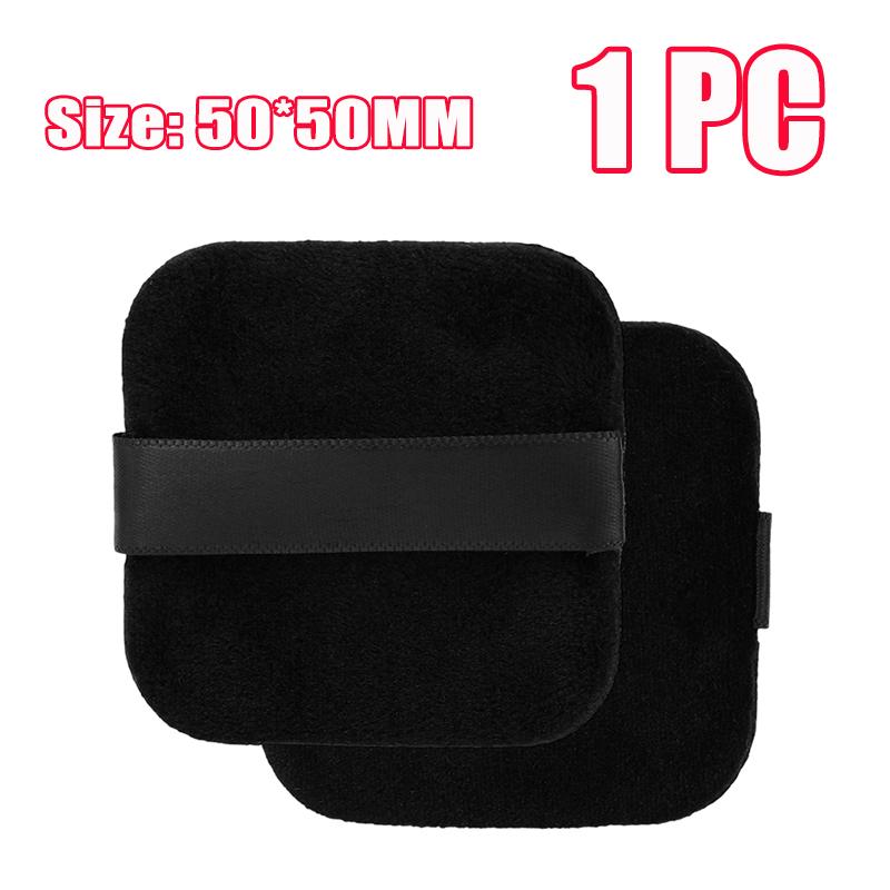 

1-100Pcs Black Square Round Crystal Velvet Powder Puff Facial Soft Washable Sponge Cosmetics Puff Beauty Makeup Accessories Tool