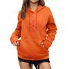 Women's Winter Christmas Printed Pullover Hooded Sweatshirt Fleece Long Sleeve Sweatshirt