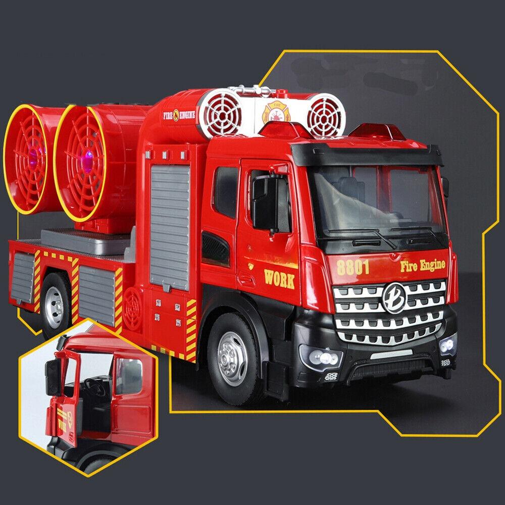 Jucărie cu mașină de pompieri 1/18 Mașină de pompieri Model de colecție de jucării pentru băieți