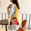 New large-capacity vest bag, commuter canvas bag, women's handheld shoulder bag, summer student tote bag