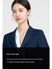 Navy Blue Women's Business Casual Suit Set for Professionals