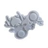 Reindeer Pendant Mould with Hole for Making Christmas Tree Decoration J0MC