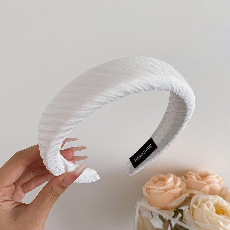 Romantisk Lilla Ansiktsvask Hårbøyler Strikk Ny Trendy Sateng Bredt Hårbånd For Kvinner Søtt Hodebånd Jenter Hårtilbehør Gaver