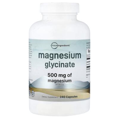 Magnesium Glycinate, 240 Capsules (166 Mg Per Capsule)