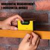 100mm Portable Magnetic Pocket Level High-precision Aluminum Structure Spirit Bubble Level Horizontal Level for Daily Use