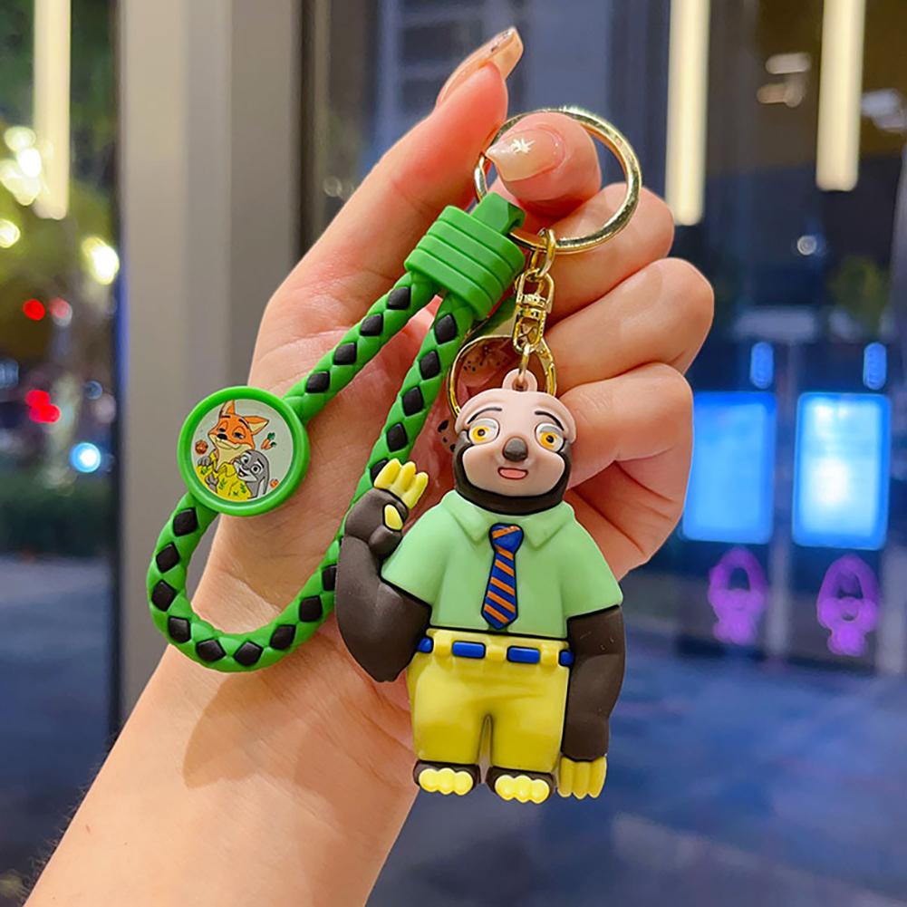 Kawaii Animal Keychain Key Ring Bag Charm for Backpack Purse Car Key Accessories Ornament Gift for Child