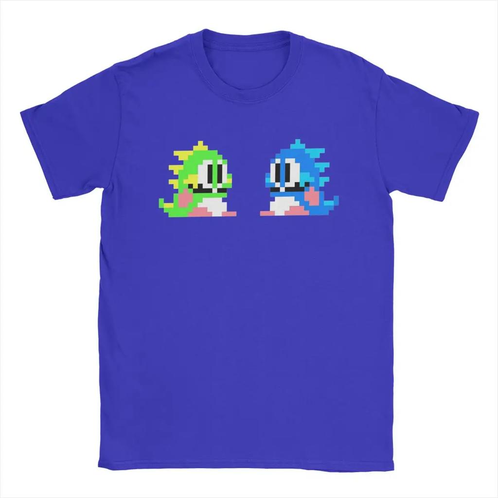 8-bits Bubble Bobble Drager Herre T-skjorter Morsom T-skjorte Kortermet O-hals T-skjorte 100% Bomull Festtopper