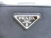 Authentic PRADA Black Nylon Saffiano Leather Bifold Wallet Compact Wallet #b246  Seller Refurbished