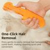 Self Cleaning Pet Hair Removal Comb Foldable Dog Grooming Comb  Cat Grooming Tool