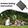 Camping Folding Mat Extra Soft Waterproof Compact Size Exquisite Pattern Collapsible Polyester Moisture-proof Cushion Hiking Picnic Seat Mat