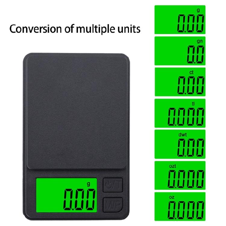 Multipurpose Electronic Scale 0.01g Accuracy Measuring Tool for Food Preparation Scientific Experiments and Crafts