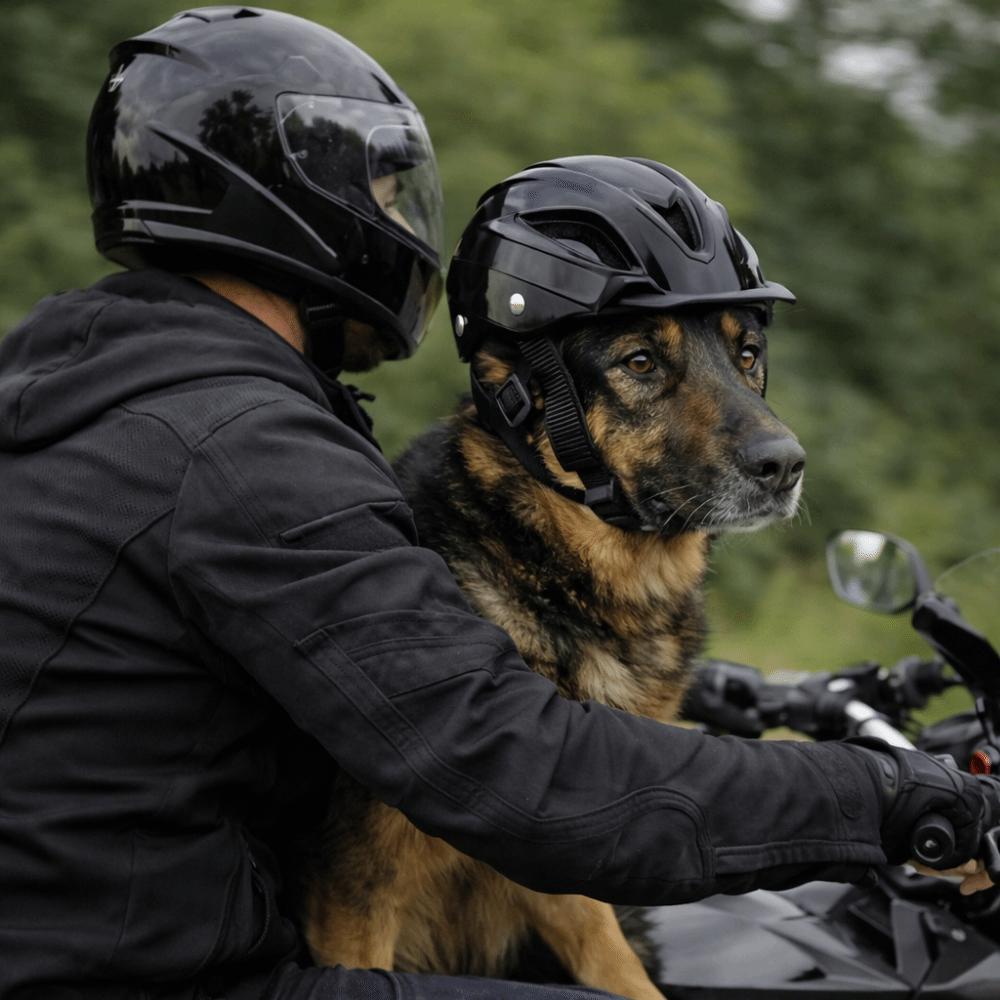 Cappello per Animali Domestici Casco Regolabile per Cani Colore Solido Plastica Casco da Motociclista per Animali Vestibilità Comoda Sicurezza Cappello per Cani Equipaggiamento di Sicurezza
