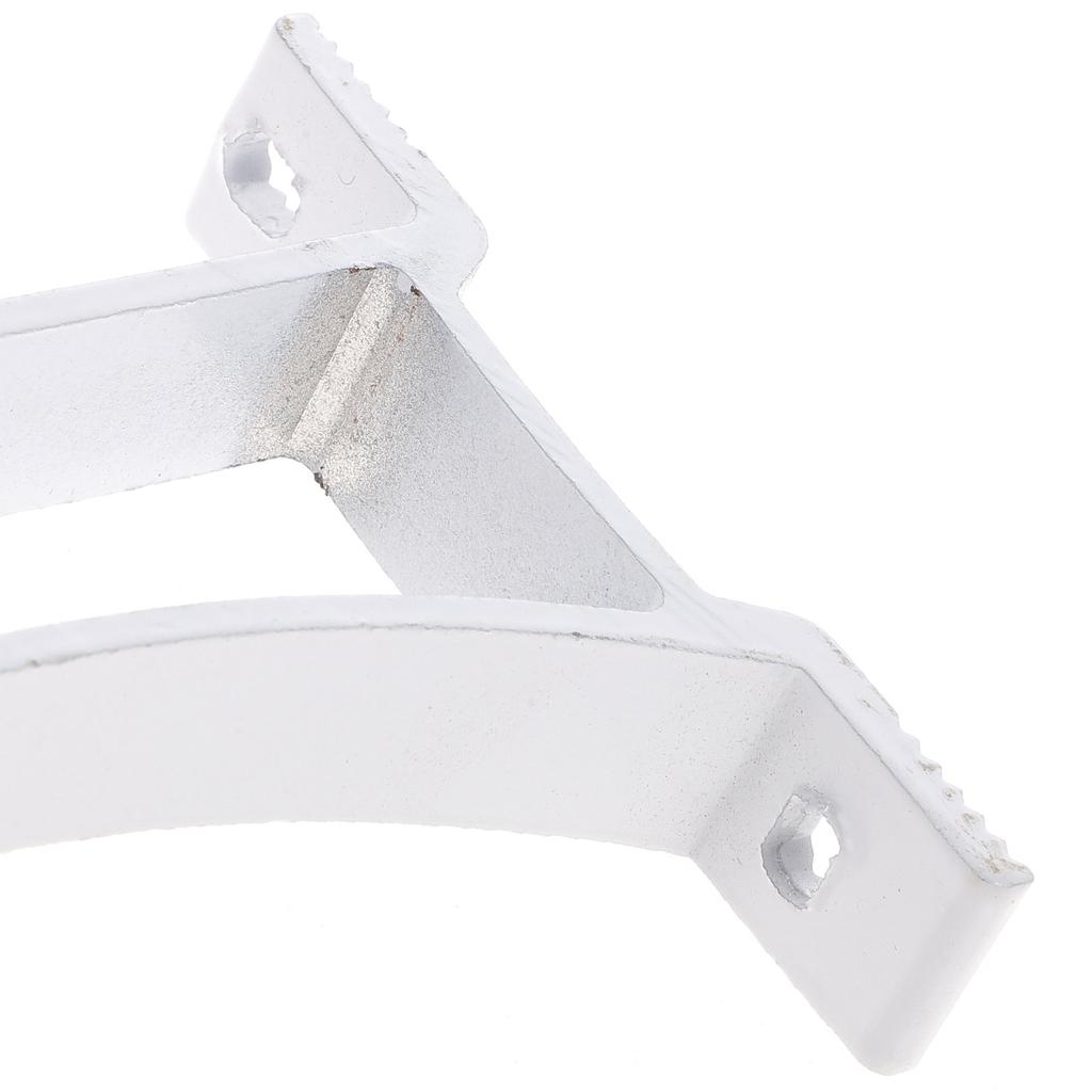 4Pcs Aluminum Alloy Curtain Rod Brackets Heavy Duty Thickened Curtain Rod Holders Retro Style Wall Mount Brackets for Curtains