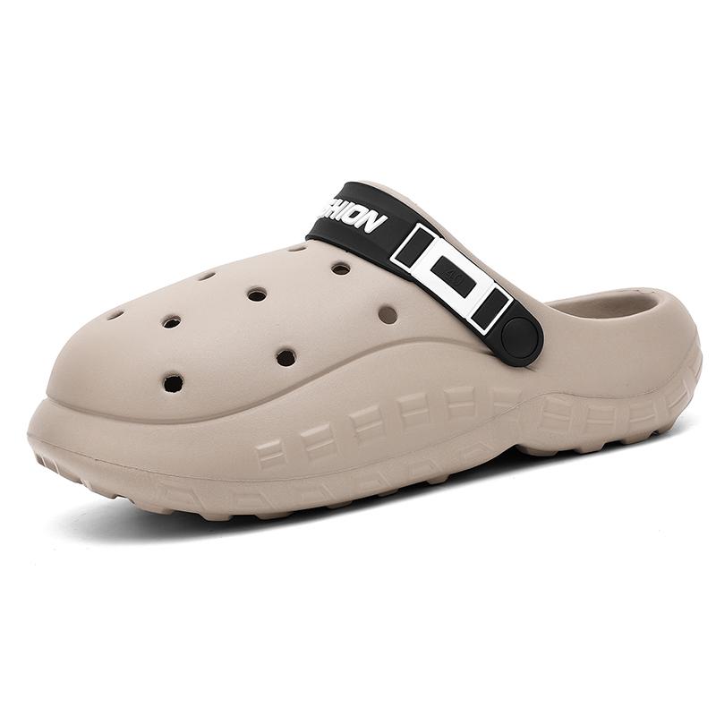 

Мужские сандалии Новые большие тапочки на платформе EVA мужские пляжные туфли Легкие модные повседневные панк-сандалии мужские туфли шлепанцы мужские 44-45