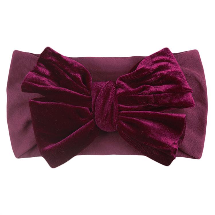 Custom Toddler Baby Boutique Ribbon Hair Bows Big Bowknot Headband Baby Girl Ribbon Hair Bow Headband