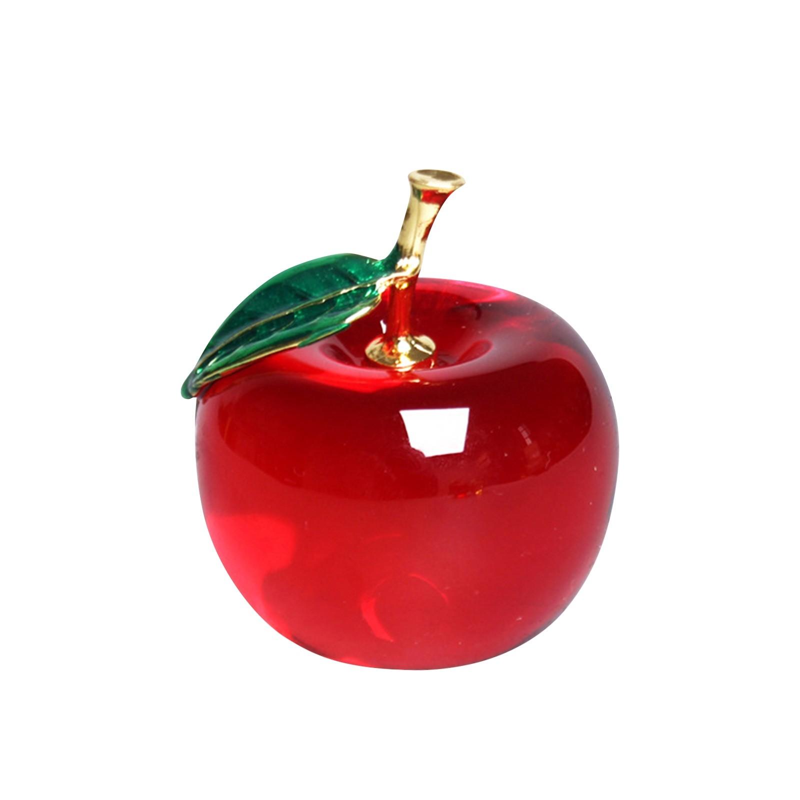 

Украшения из хрустальных фруктов, безопасные дни рождения, праздники, украшения для автомобильных фестивалей, подарки One Size красный