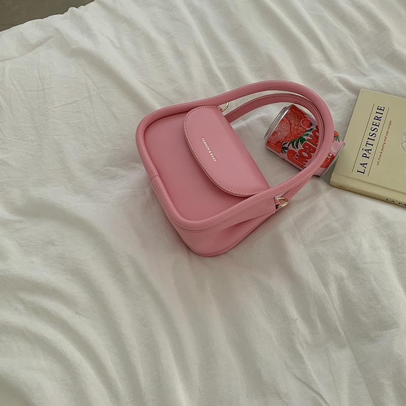 

Handbag bag women s summer 2025 new trendy fashion saddle bag niche texture versatile ins shoulder bag crossbody bag розовый