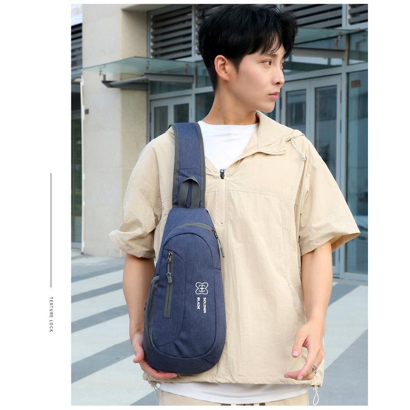 Bolso de Hombro Deportivo para Hombre y Mujer Multifuncional Mini Petaca Exterior Bolso Pequeño de Pecho Ocio Viaje Bandolera Bolso de Pecho