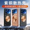 Applicable To Xiaomi 17ProMax Ice Armor Heat Dissipation Mobile Phone Case Xiaomi 17 Brass Heat Dissipation POCOF8Pro Protective Case