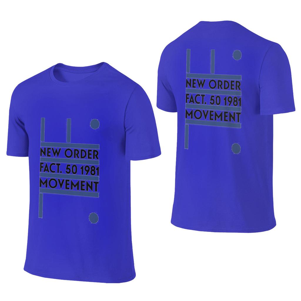 100 Cotton New Order Moveunisext Tshirt Unisexs Double Sided T Shirt Unisex Oneck Summer Shirts Tops Oversized