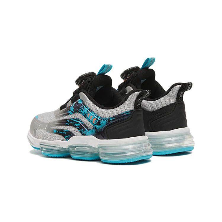 Anta Antiskid Wear-Resistant Low-Top Running Shoes Kids Sneakers Blue Silver Black 312319913-5
