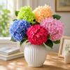 Bride Bouquet Artificial Rice Ear 6 Fork Simulation Ball Chrysanthemum  Party Decoration