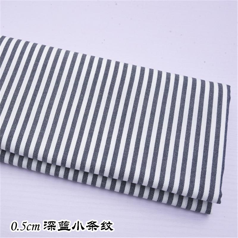 1M/2M/3M Thick Cotton linen solid color Fabric - Grid stripe DIY Material for Home Textiles (by Meter)
