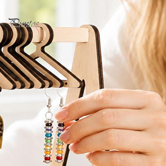 Wooden Jewelry Display Stand Earring Rack, Clothes Drying Rack Design, Decorative Small for Dressing Table Holder Stand, Tabletop Home Vanity