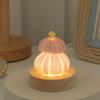 Warm White Light Table Night Light Mushroom Shell Night Lamp Cozy Night Light  Bedside