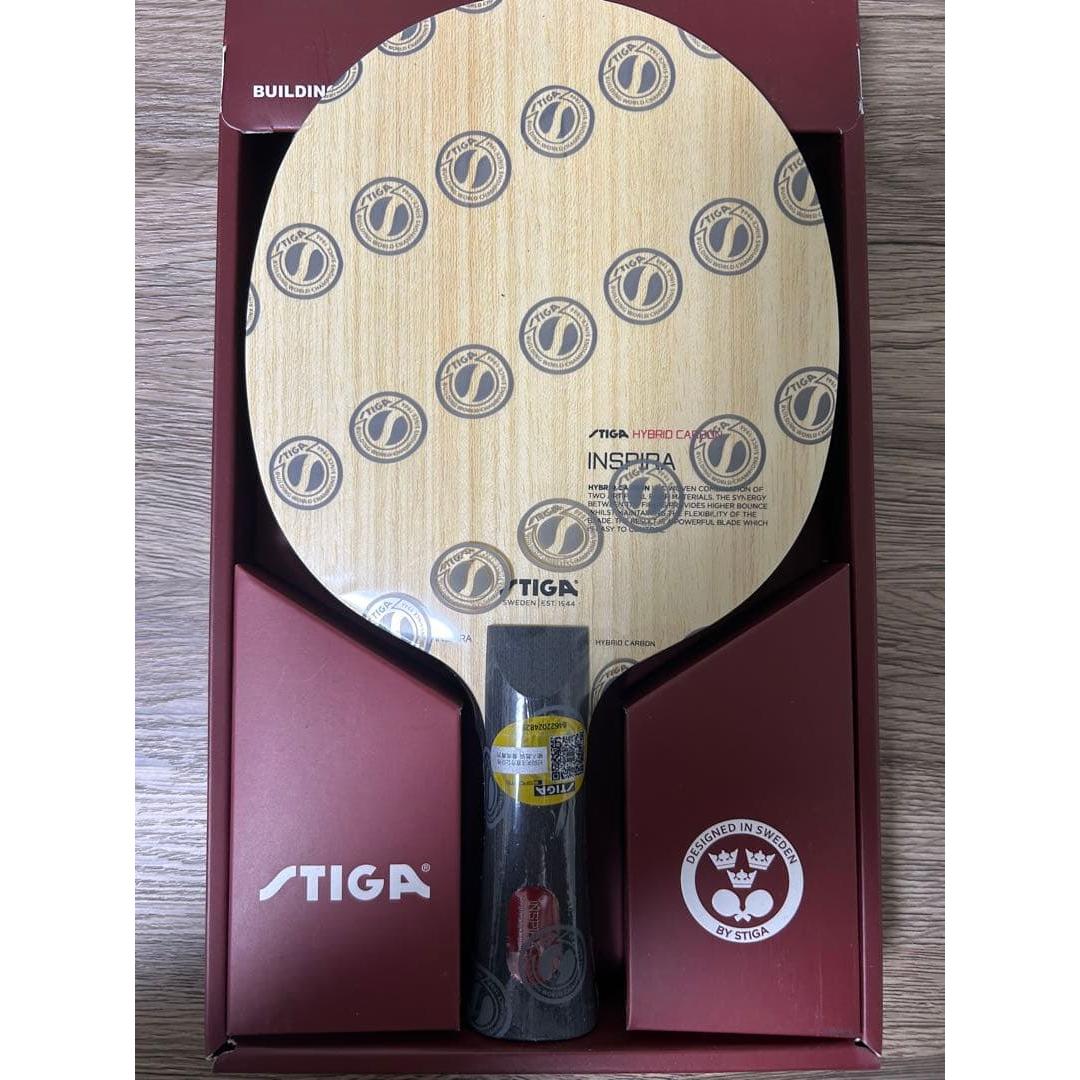 Used Nspira Hybrid Carbon SDIGA Table Tennis FL STIGA Shake