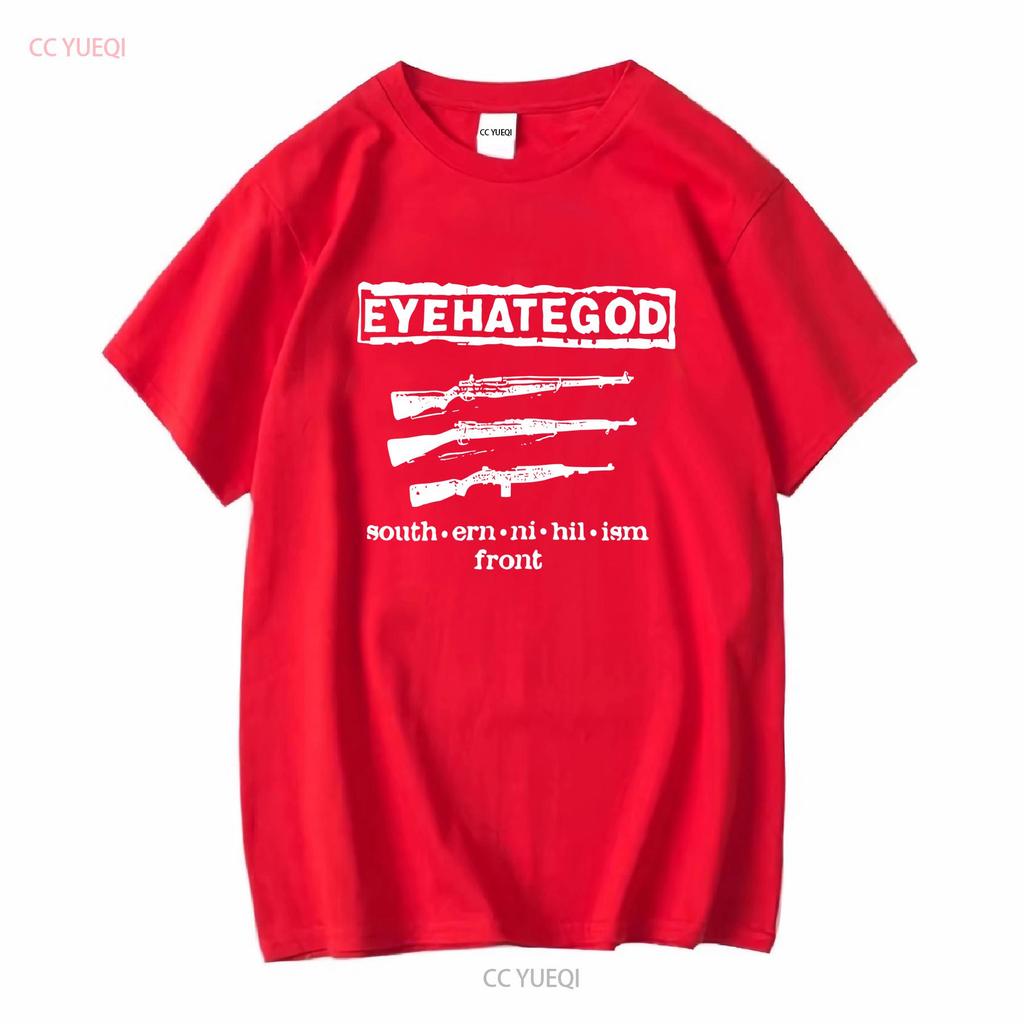 Eyehategod Per Nero Tutte le Taglie Regalo Maglietta vintage Lavata Versatile Leggermente Top Per l'Uso Quotidiano Elasticizzato abiti firmati
